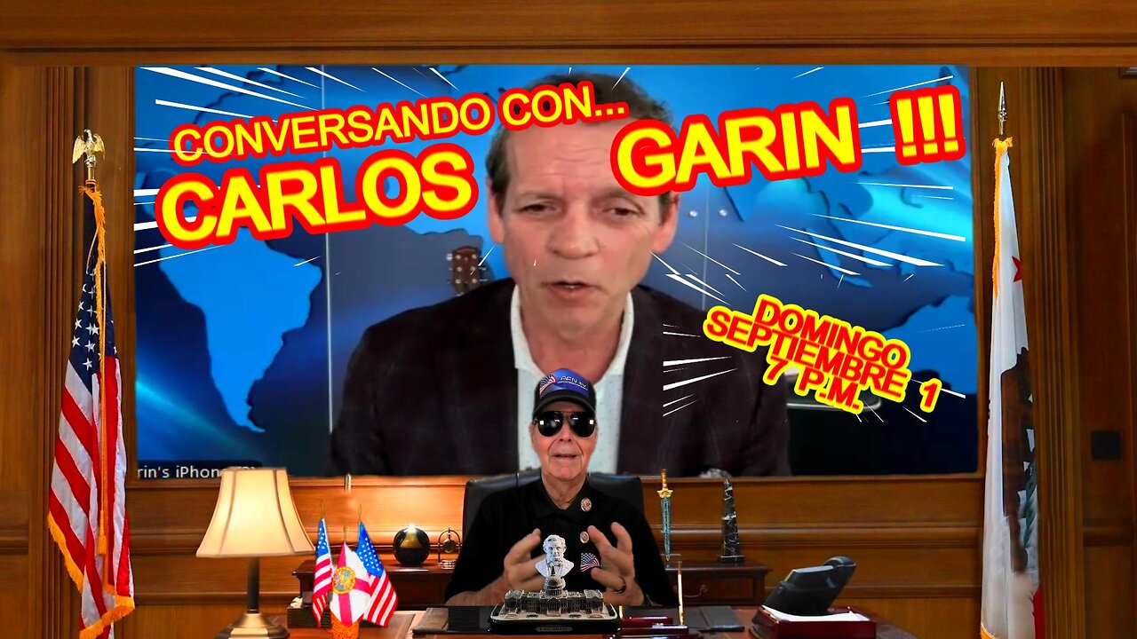 CONVERSANDO CON CARLOS GARIN - 09.01 - 7 PM