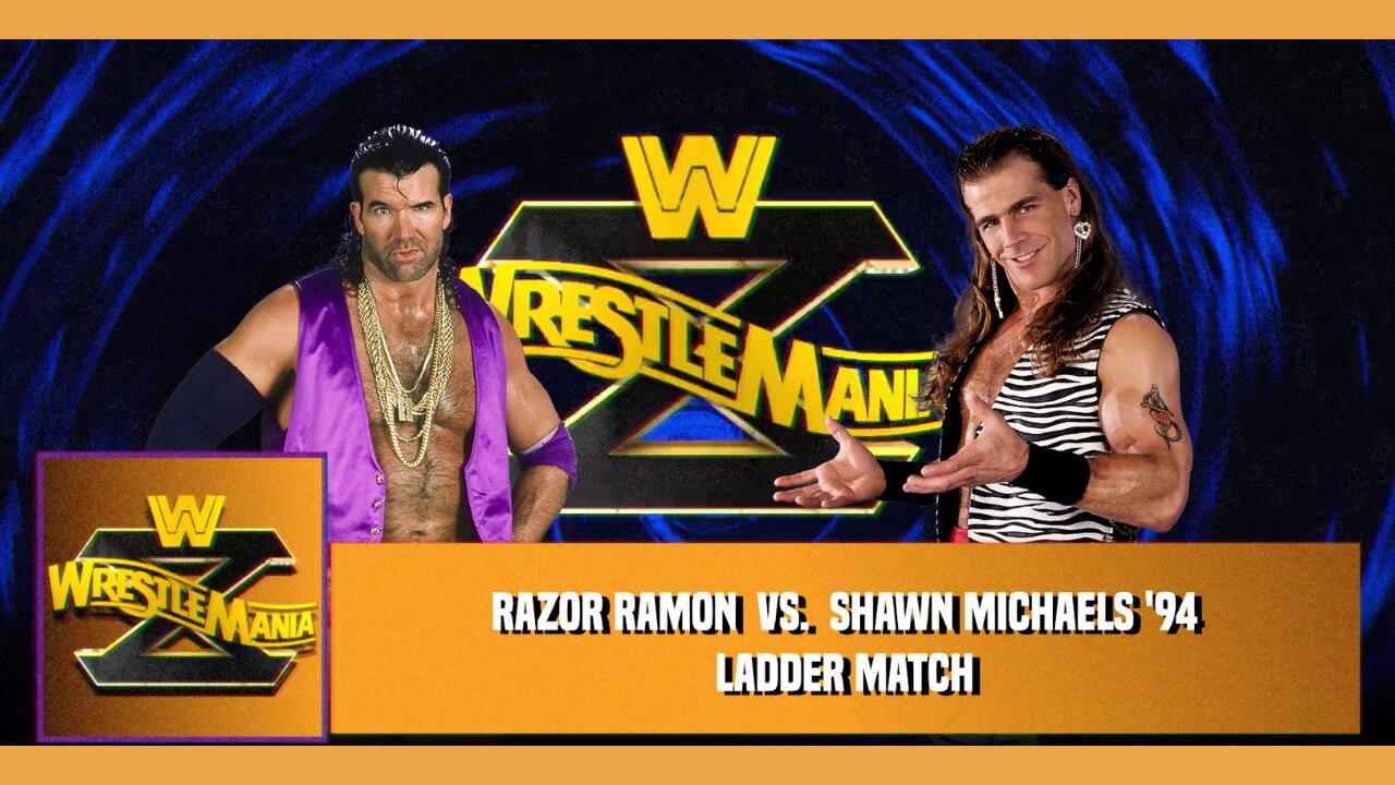 Wrestlemania X WWE 2K24 | Razor Ramon VS Shawn Michaels | First Ladder Match | GameNerd