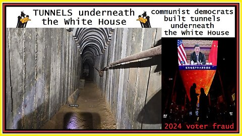 TUNNELS underneath the White House