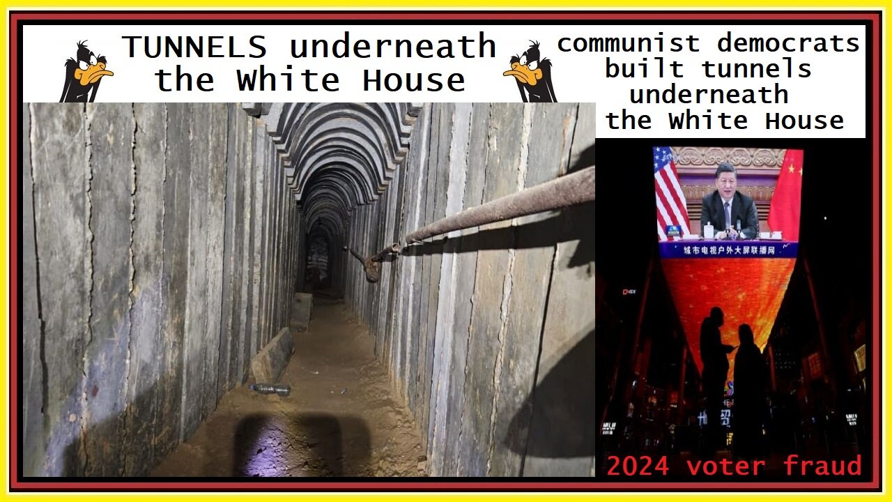 TUNNELS underneath the White House