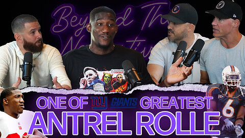 Episode 32: ANTREL ROLLE From the 2001 Hurricanes to SUPER BOWL CHAMPION and Life after football