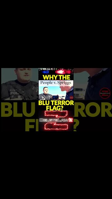 Show me the ordinance! Why the blue tear flag? Bro. #Cops