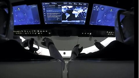 Space X Crew 2 Re Entry Pensacola Gulf Mexico skies are clear