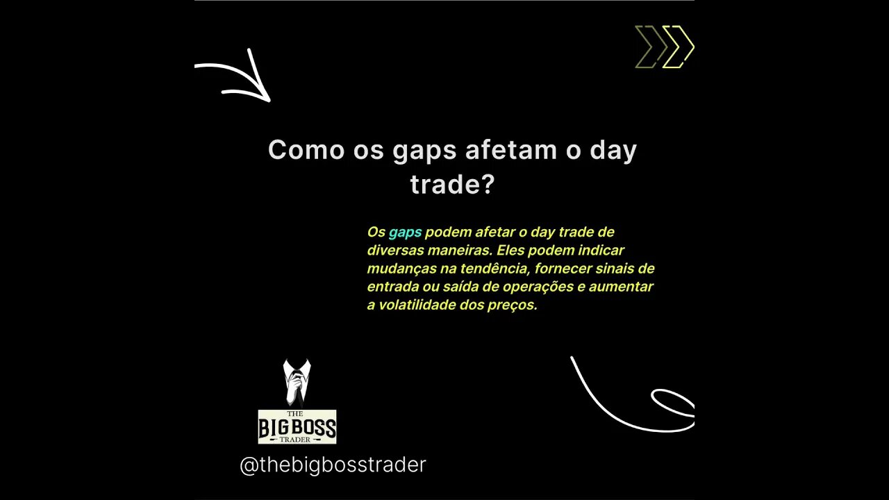 GAPs, entenda o que são e como podem afetar as operações… #daytrade #rendavariavel #trader #trading