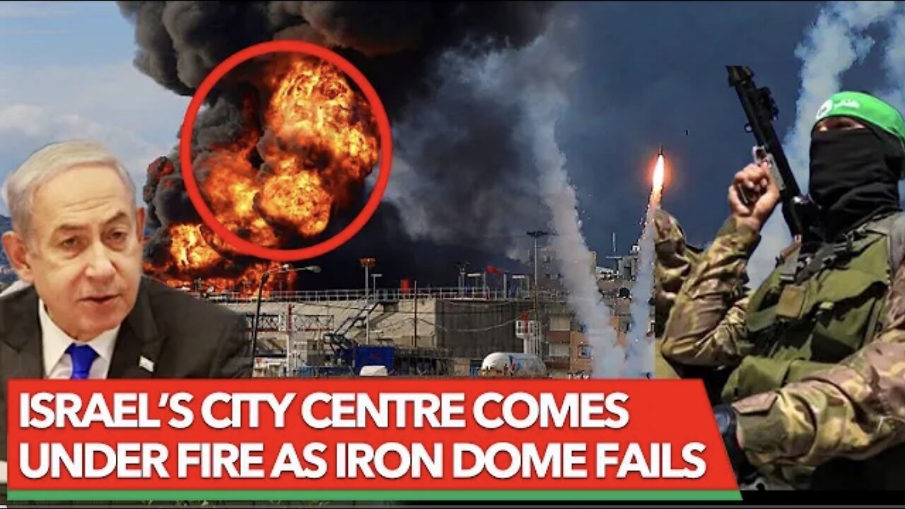 Iron Dome HUMILIATES ISRAEL as Missile Barrage Shook City Centres; IDF Re-invades Gaza!