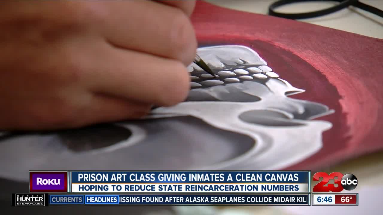 Prison Art Class giving inmates a clean canvas