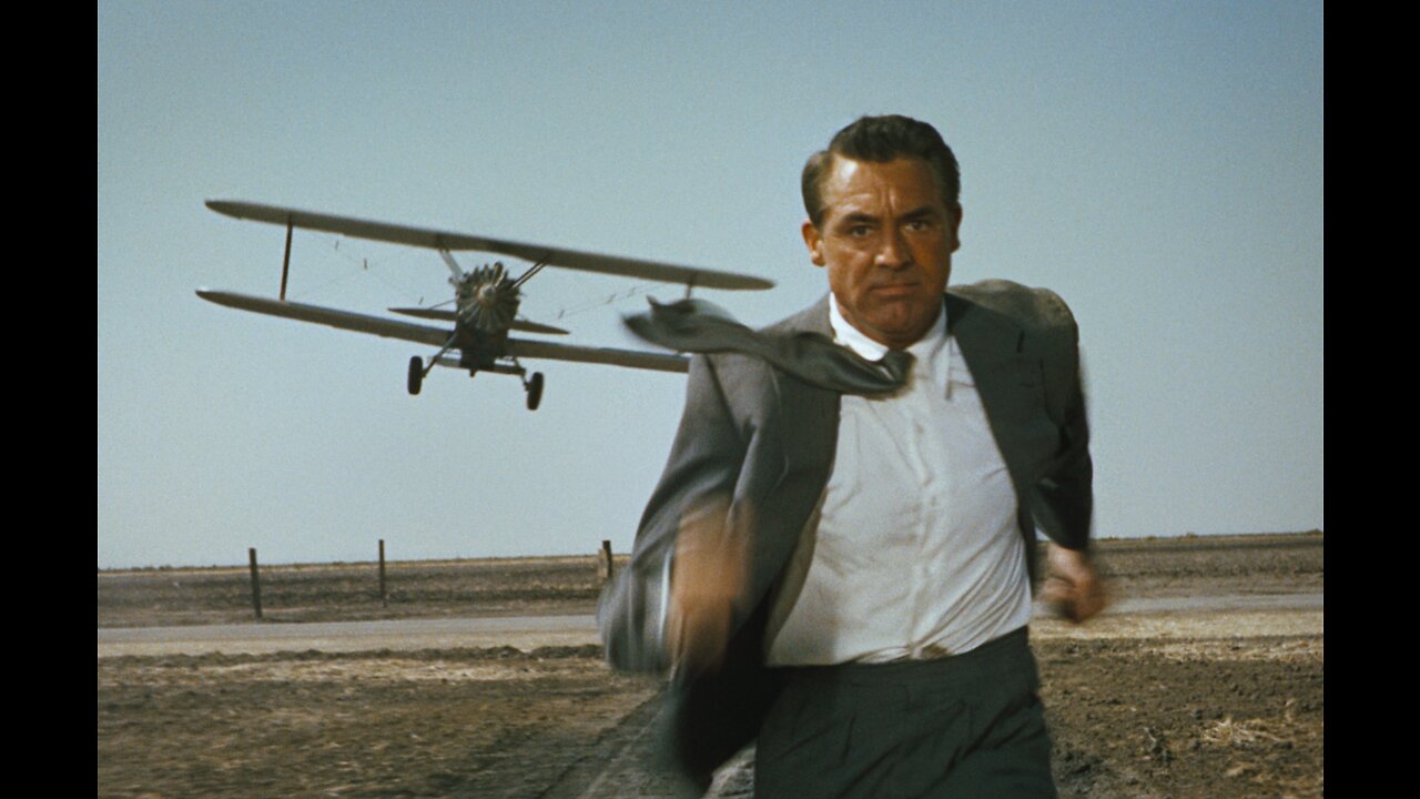 North By Northwest (1959) - the crop duster scene [HD]