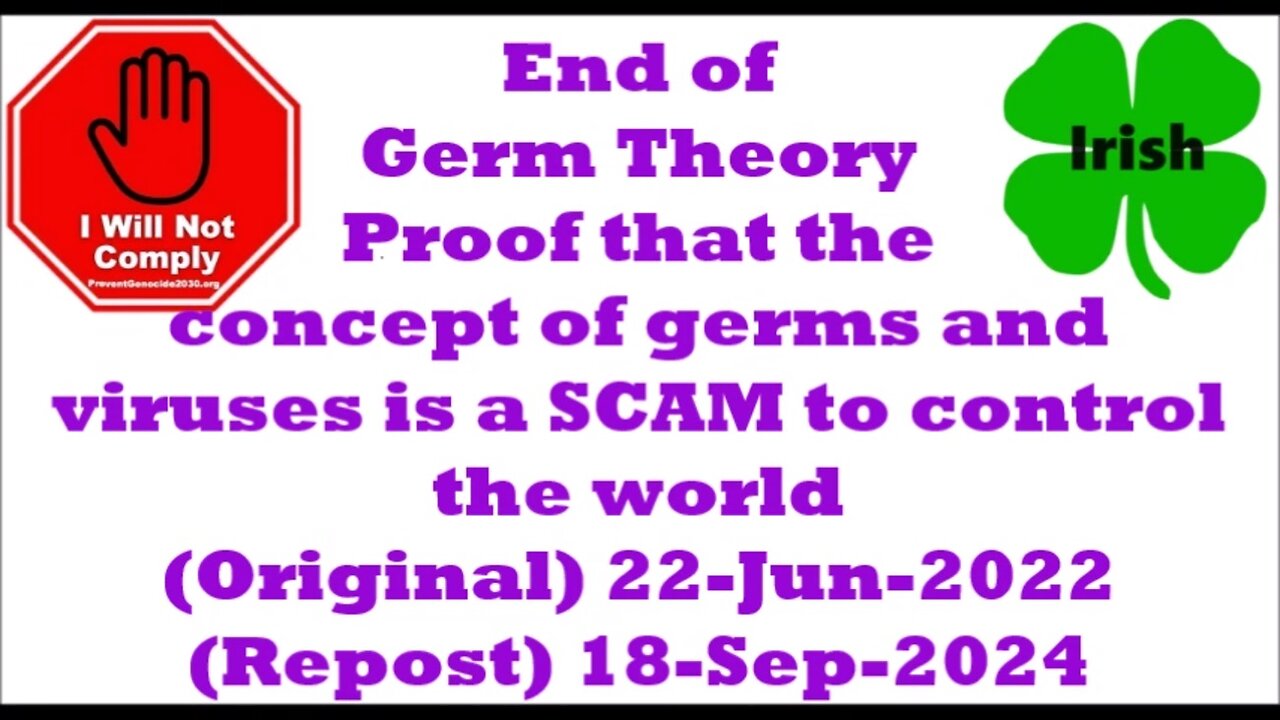 The End of Germ Theory Spacebusters 22-Jun-2022