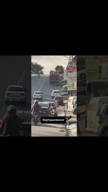 a heavy truck !!! omg, wtf !!!