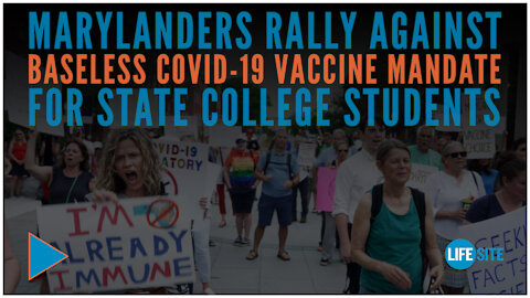 Marylanders rally against baseless COVID-19 vaccine mandate for state college students