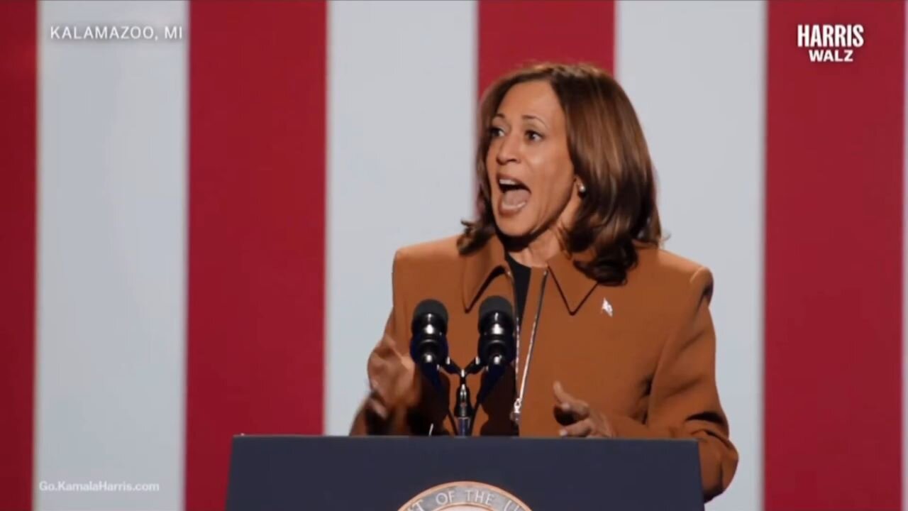 Kamala Heckled, Called A "Piece Of Sh!t," Booed Loudly By Anti-War Protestors At Kalamazoo, MI Rally