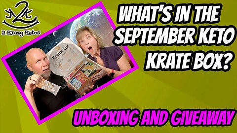 Keto Krate giveaway | What's in the September Keto Krate?