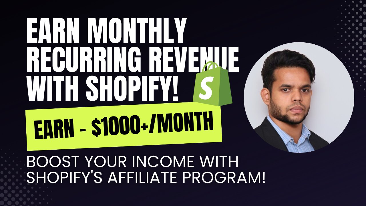 Unlock Monthly Recurring Revenue with Shopify's Affiliate Program