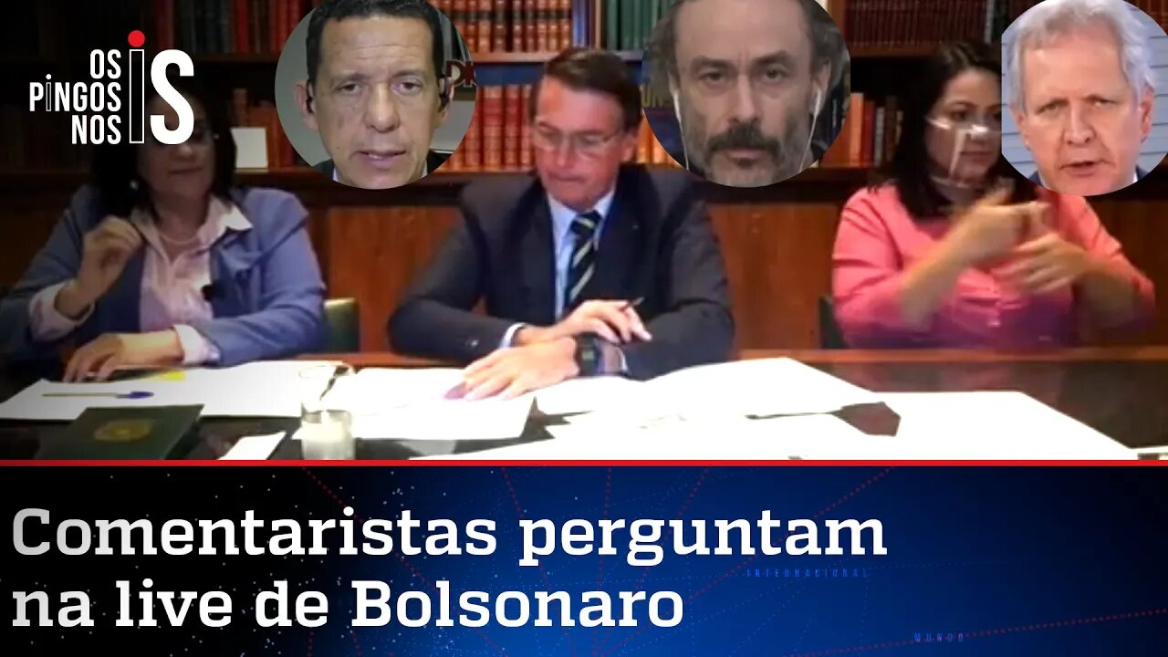 EXCLUSIVO: Entrevista durante a live de Jair Bolsonaro de 27/08/20