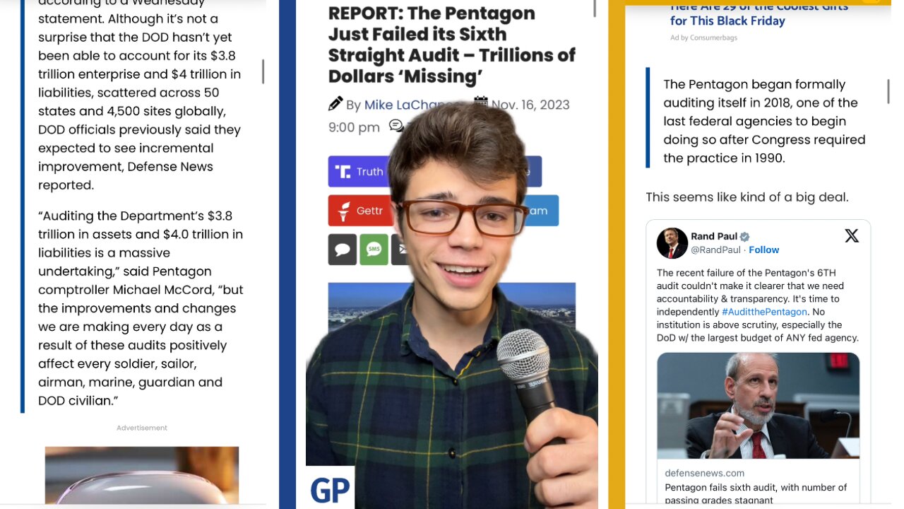 Victor Reacts: The Pentagon Is Missing Trillions! Fails 6th Straight Audit!