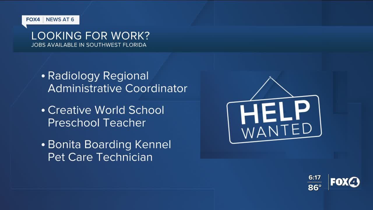Southwest Florida job openings