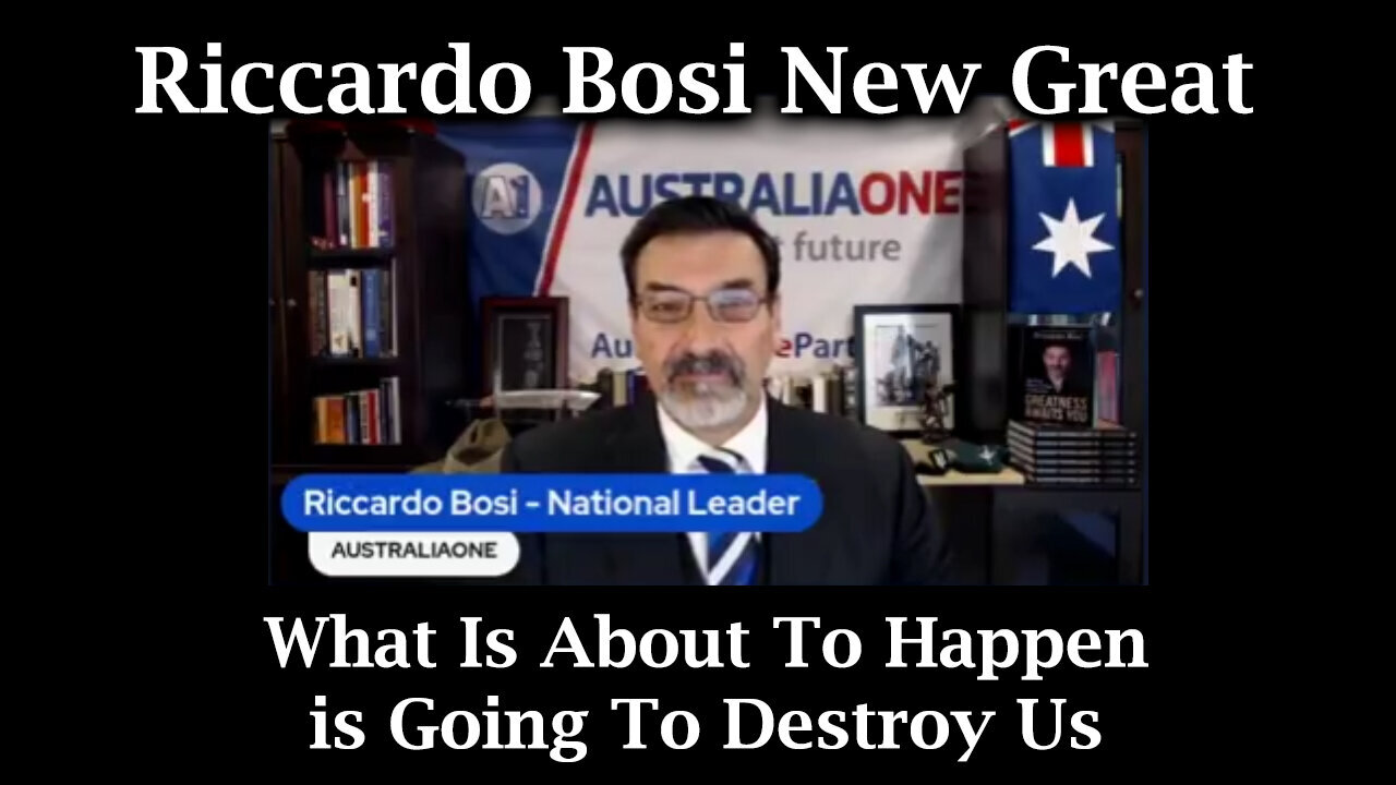 Riccardo Bosi Special Intel Report - What Is About To Happen Is Going To..- September 3..