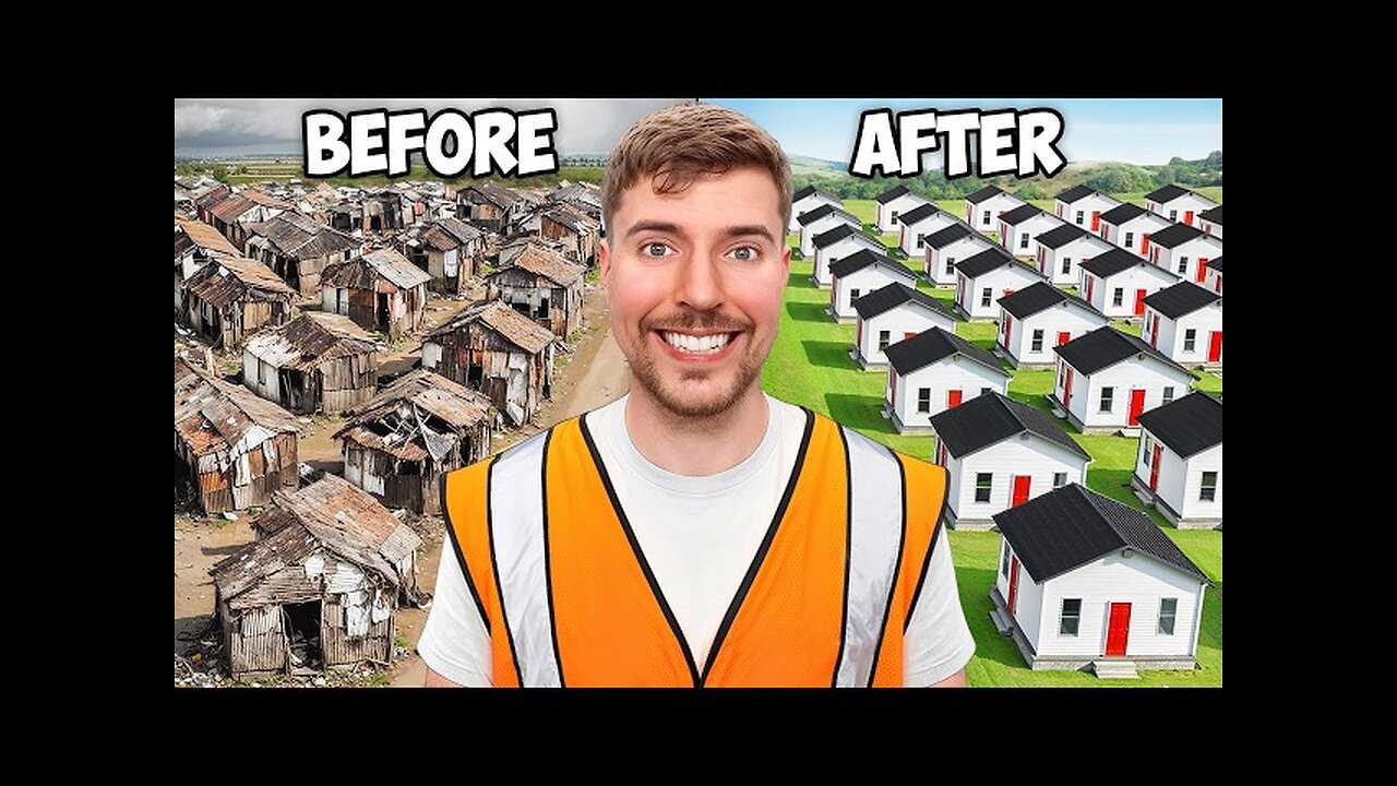 I Built 100 House's And Gave Them Away !