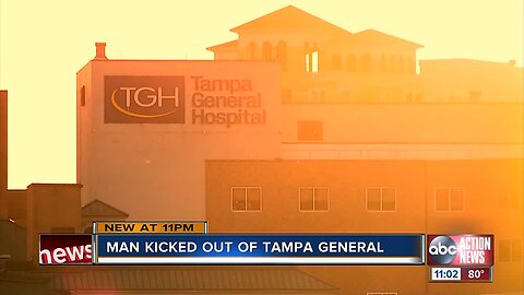 Man kicked out of Tampa General fears he won't be allowed by fiances side