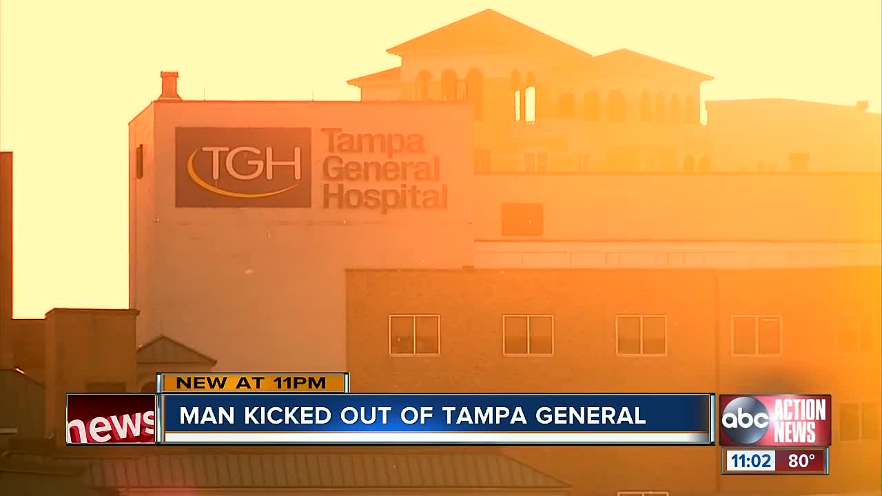 Man kicked out of Tampa General fears he won't be allowed by fiances side