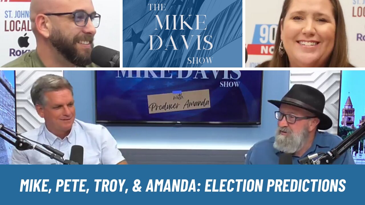 Mike Davis, Pete Melfi, Troy Blevins, & Amanda With Primary Predictions