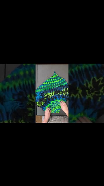 Northern Lights Inspired Tie Dye T-Shirt #shorts