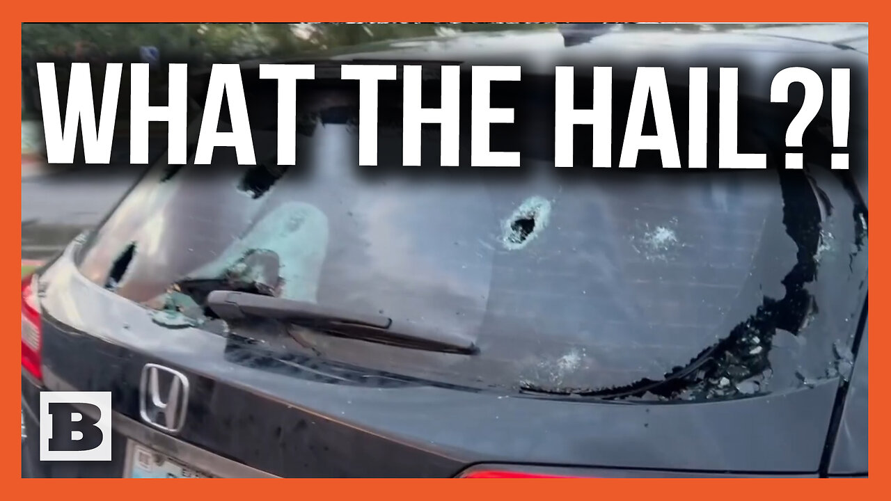 What the Hail?! Large Hail Smashes Car Windows in Oklahoma City