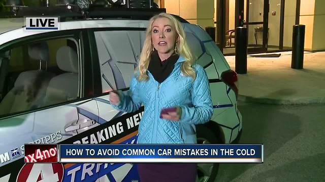 Ways to avoid common car mistakes in the cold