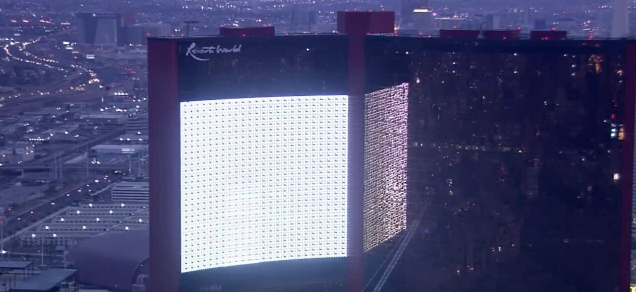 Resorts World tests out its mega screen