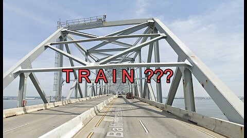 FJB commuted by TRAIN over Baltimore bridge which is without railway tracks