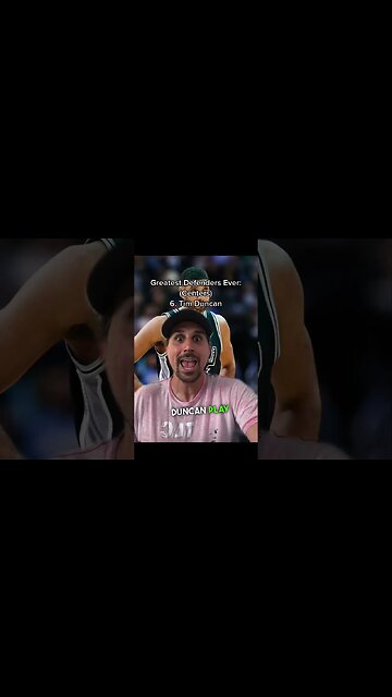 Tim Duncan Greatest NBA Defender EVER?