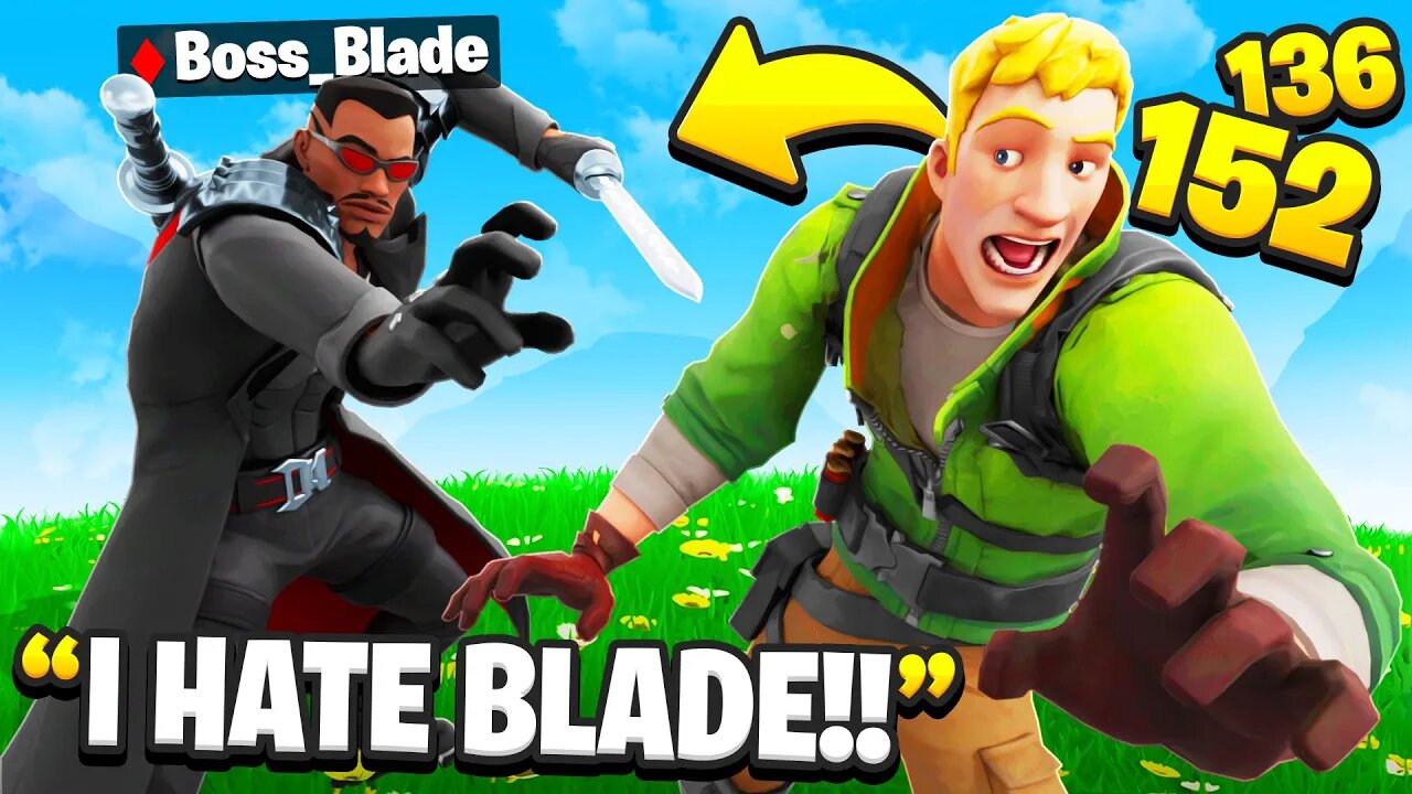 I Pretended To Be BOSS Blade In Fortnite