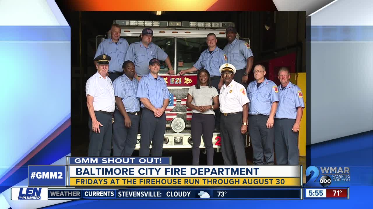 Good morning from the Baltimore City Fire Department!