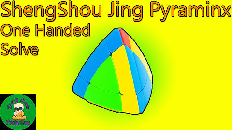 ShengShou Jing Pyraminx One Handed Solve