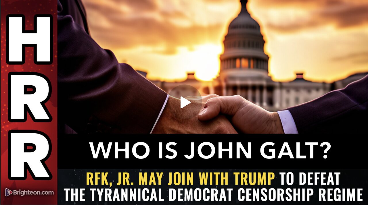 HRR W/ RFK, Jr. may JOIN with Trump to DEFEAT tyrannical Democrat CENSORSHIP REGIME JGANON, SGANON