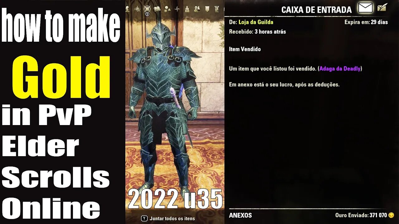 Como ganhar gold no PvP Elder Scrolls Online com aliance point