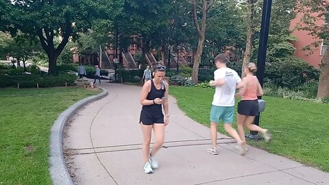 counting bikes along the Southwest corridor in the Back Bay