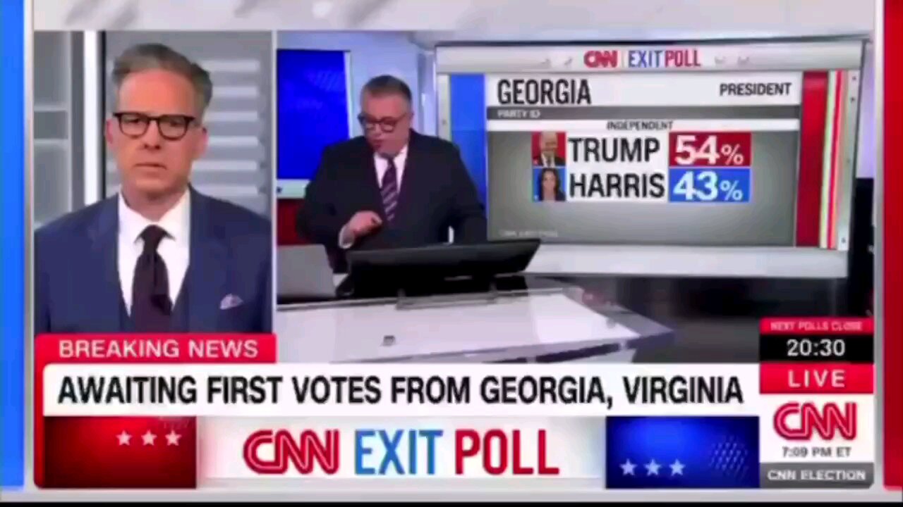 Trump cannot lose Georgia with these numbers. It’s over Jake Tapper looks like he’s about to cry..