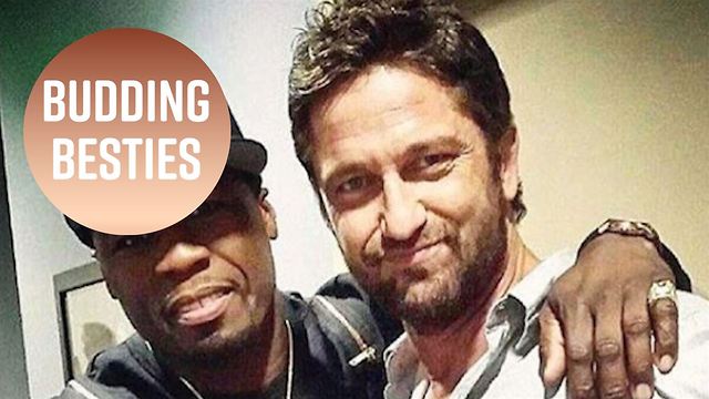 Gerard Butler & 50 Cent got a bromance going