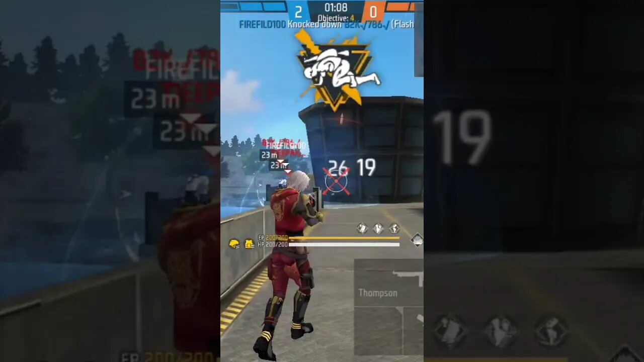 ঘুরে এসে মারতে চেয়েছিলো আমার বন্ধুটাকে।#shorts #firefild100