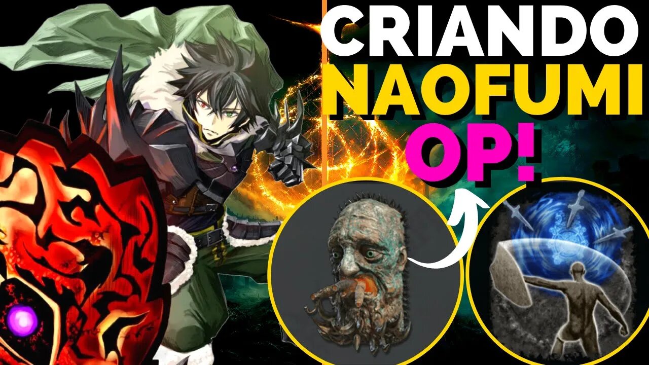 [Elden Ring]: Como criar uma build OP do SHIELD HERO NAOFUMI!