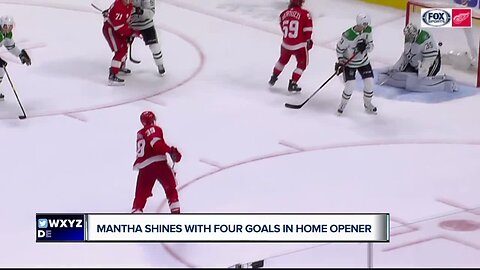 Anthony Mantha on explosive start: "It took a while, maybe longer than I wanted"