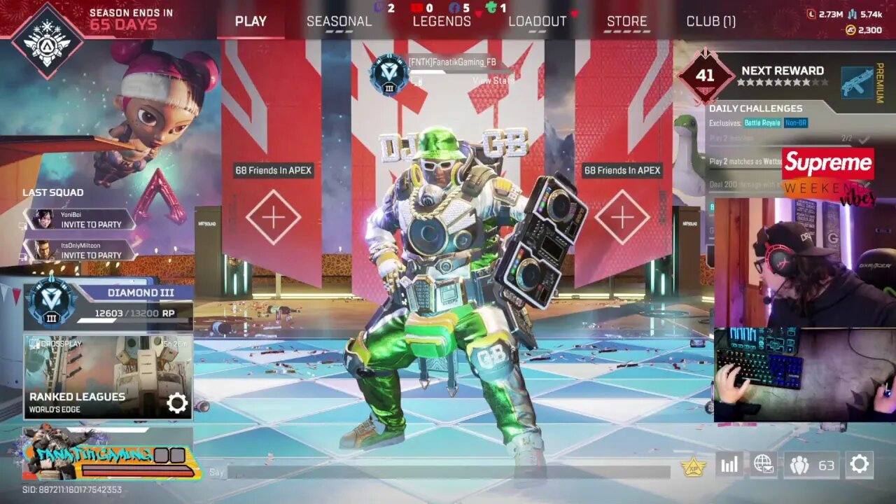 Supreme Saturday Weekend Vibes! Better Than The Best - [Apex Ranked]