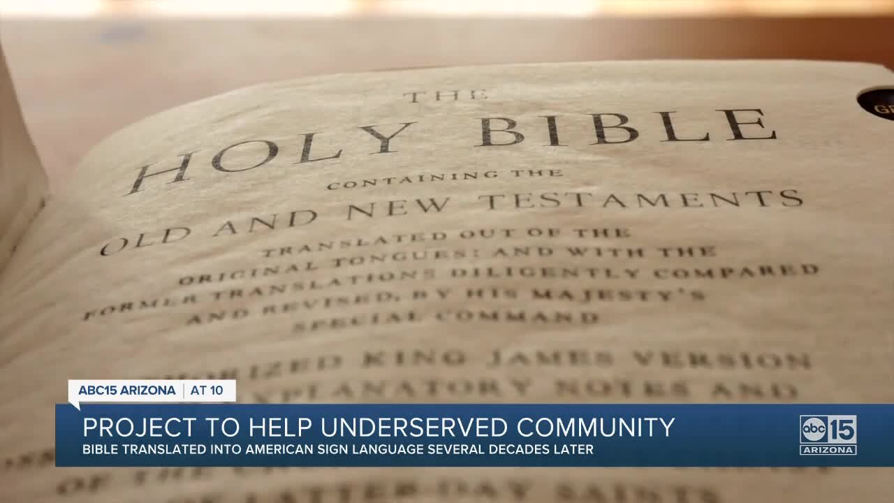 Inside the massive effort to translate the Bible into American Sign Language