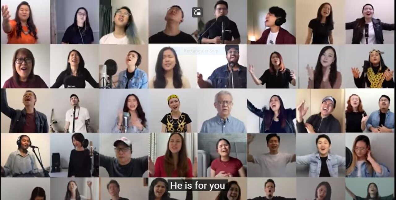 120 singers sing The Malaysia "Blessing"