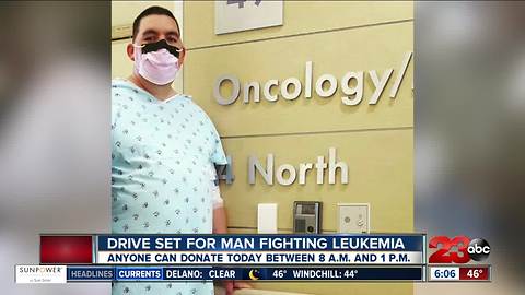 Last day to donate blood to Bakersfield father fighting cancer