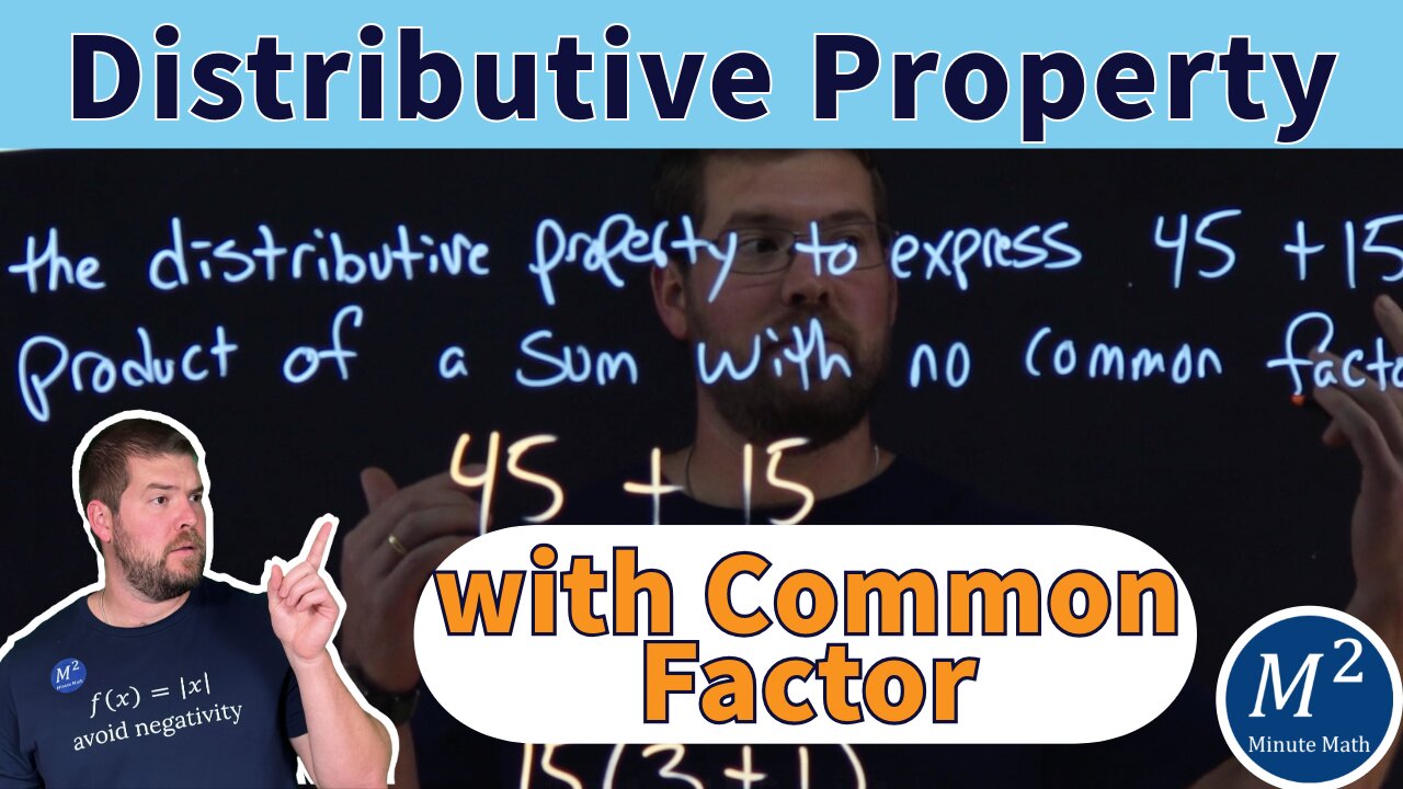 How to Use the Distributive Property to Simplify 45 + 15