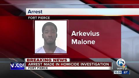 Arrest made in Fort Pierce homicide