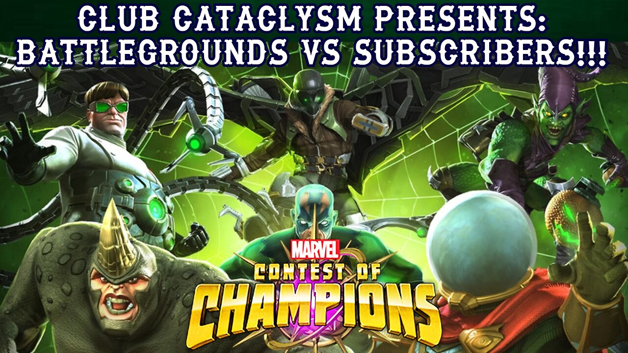 BattleGrounds VS Subscribers Live!!! @Club Cataclysm!!! #mcoc #contestofchampions