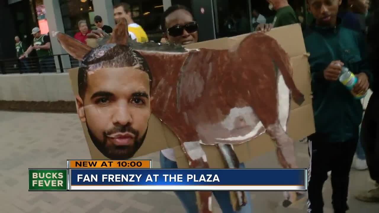 Fans pack Milwaukee's Deer District for Game 5 of Eastern Conference Finals